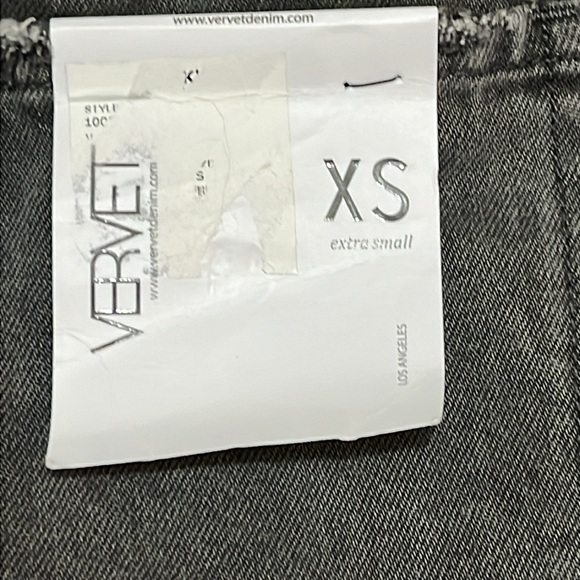 Vervet‎ High Rise Denim Jean Shorts Womens Size XS Black NWT - Picture 4 of 9